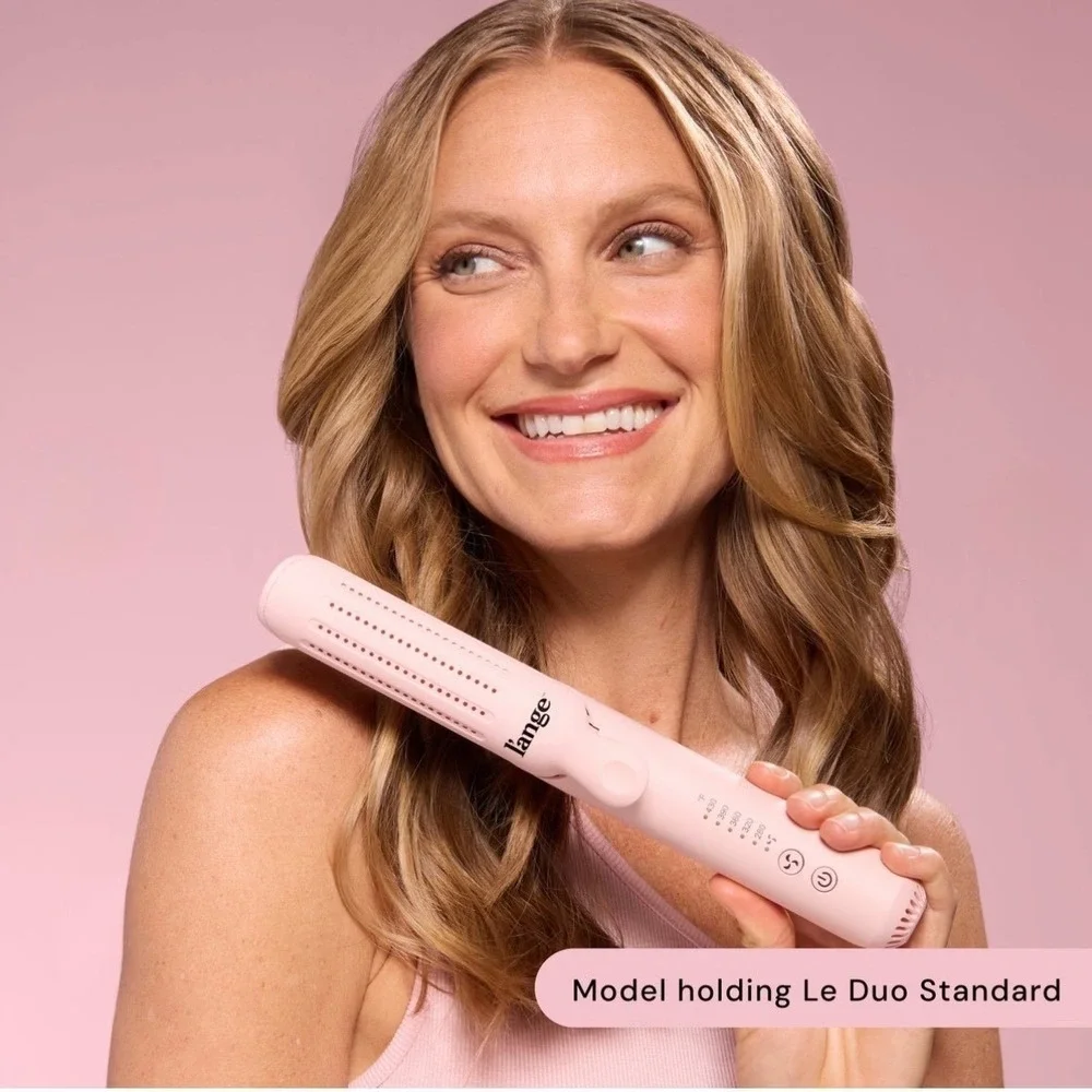 Lange Pink Hair Straightening Brush